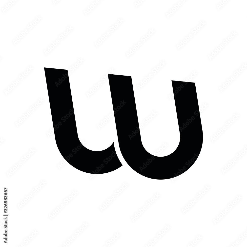 WW W letter logo design vector WW W letter logo design vector