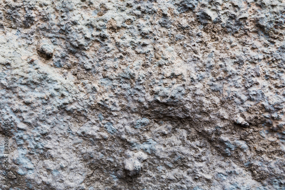 Rough and coarse concrete surface