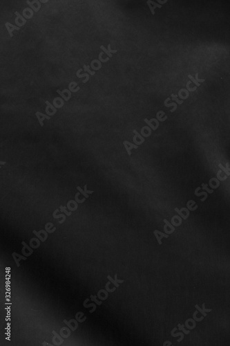Black textile texture close up