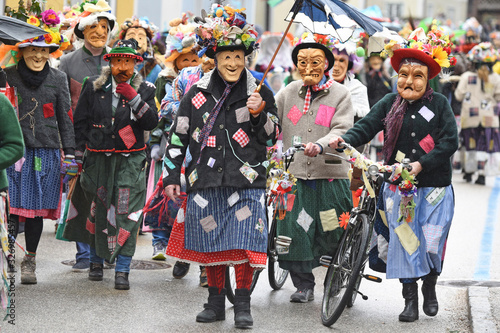 Fasching im Salzkammergut - Fetzenzug in Ebensee (Bezirk Gmunden, Oberösterreich, Österreich) - Carnival in the Salzkammergut - 
