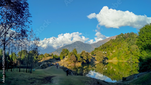 lake in mountains of chopta Uttarakhand  © Shakti