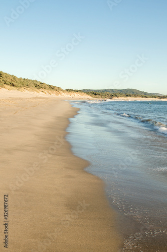 Sandy beach with dunes