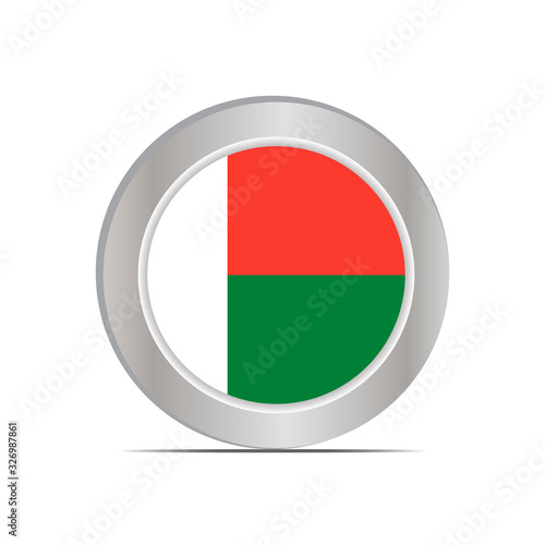 The national flag of the Republic of Madagascar is isolated in official colors. Free Download The national flag of the Republic of Madagascar is isolated in official colors. - GFXLoad