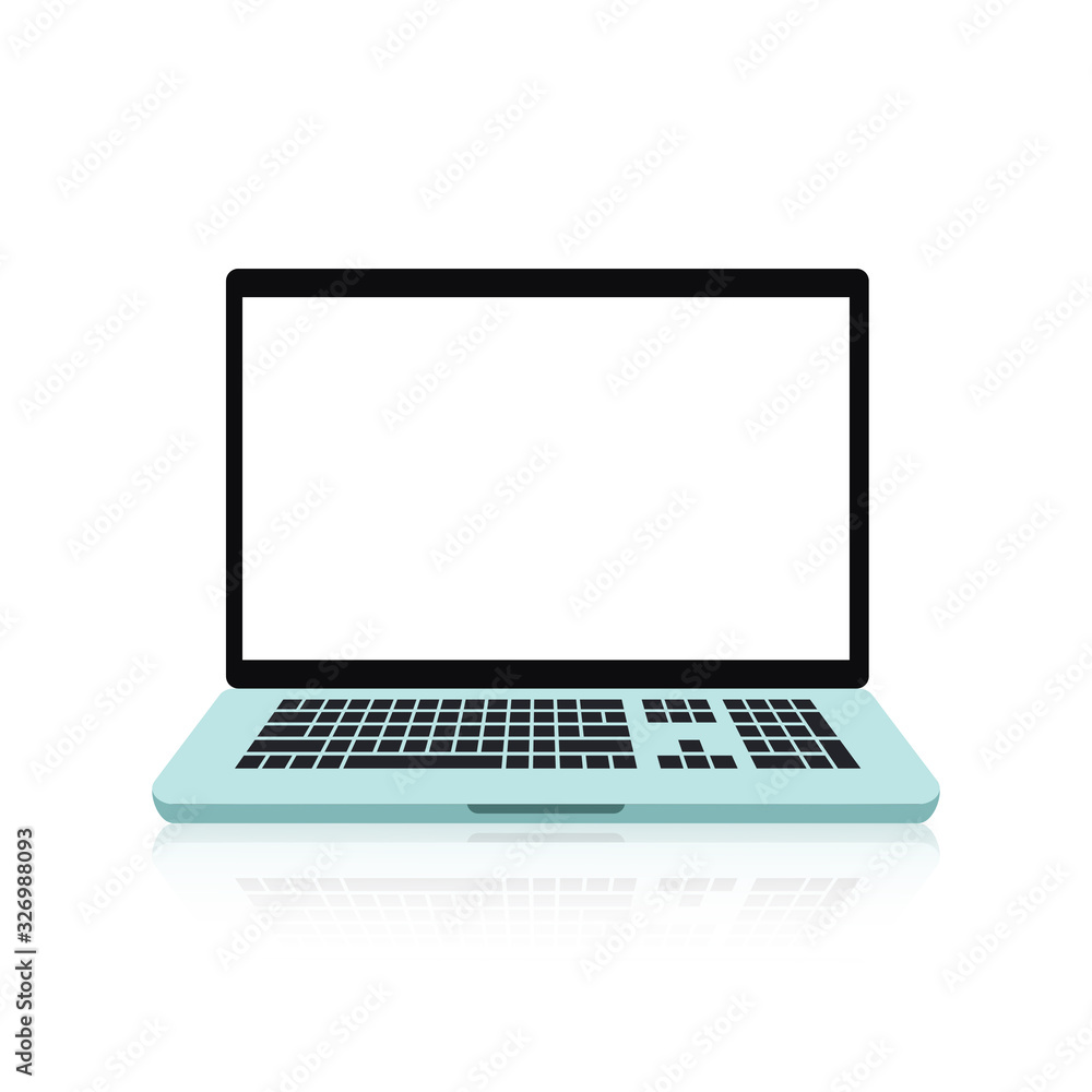 Realistic electronic devices - computer monitors, desktops, laptops Realistic electronic devices - computer monitors, desktops, laptops
