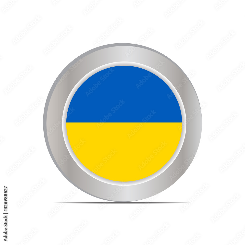 Ukraine's national flag is isolated in official colors. Ukraine's national flag is isolated in official colors.