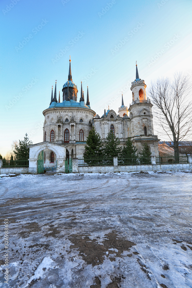 Church of the Vladimir Icon of the Mother of God. Manor Bykovo. Moscow Region, Russia Church of the Vladimir Icon of the Mother of God. Manor Bykovo. Moscow Region, Russia