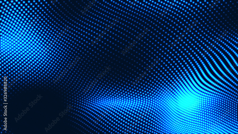 Dot white blue wave light screen gradient texture background. Abstract technology big data digital background. 3d rendering. Dot white blue wave light screen gradient texture background. Abstract technology big data digital background. 3d rendering.