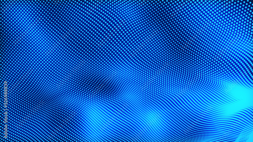 Dot white blue wave light screen gradient texture background. Abstract technology big data digital background. 3d rendering. Dot white blue wave light screen gradient texture background. Abstract technology big data digital background. 3d rendering.