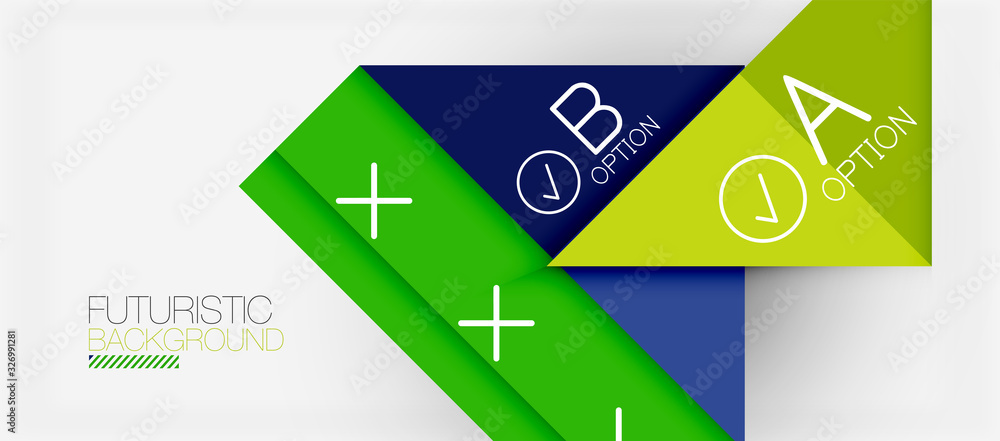 Abstract background, geometric business multicolored paper infographic - triangle frames for text, icons or graphics on light background with copyspace. Vector Illustration For Wallpaper, Banner Abstract background, geometric business multicolored paper infographic - triangle frames for text, icons or graphics on light background with copyspace. Vector Illustration For Wallpaper, Banner