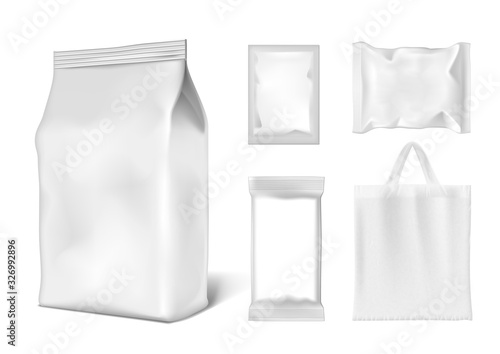 Bag, Foil Doypack, Sachet Pouch Products Pack Set