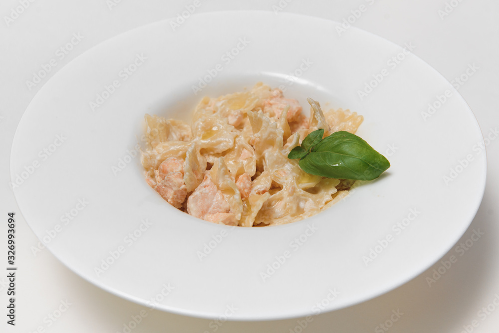 pasta with salmon and cream