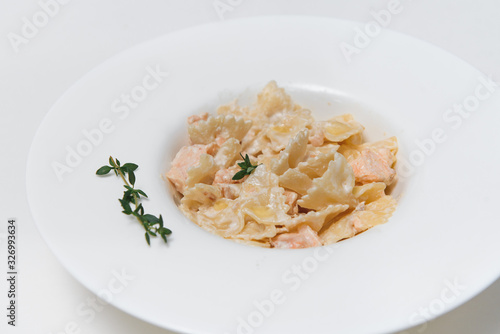 pasta with salmon and cream