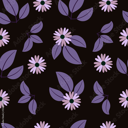 seamless pattern with flowers