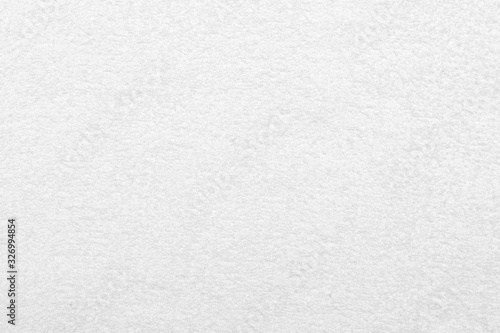 White fabric background..Terry texture of white fabric.