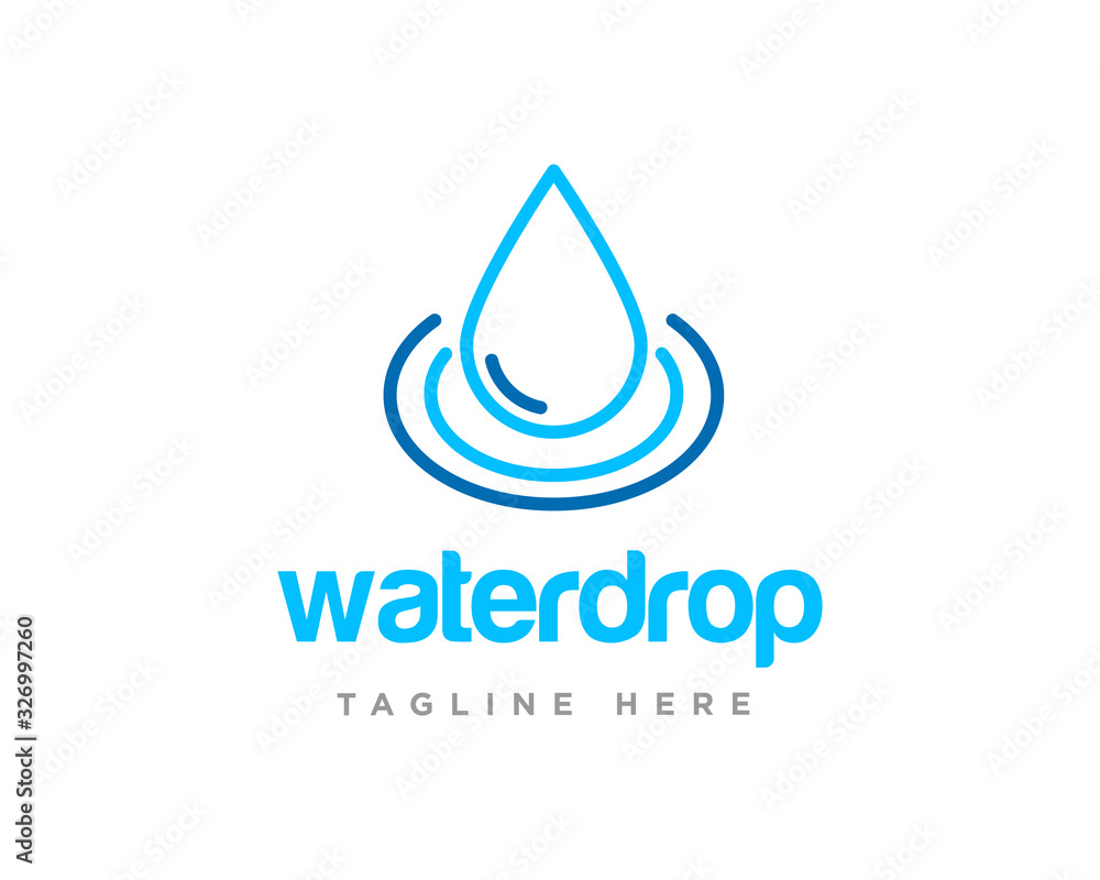 Water Drop Logo Design Vector Template Water Drop Logo Design Vector Template