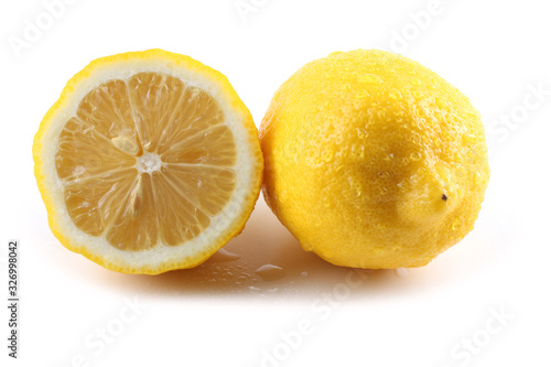 Lemon with a half