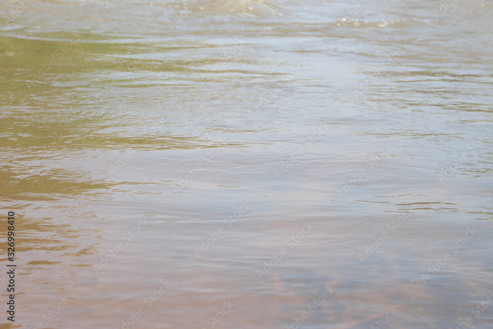 Background flow of mini water wave f Background flow of mini water wave f