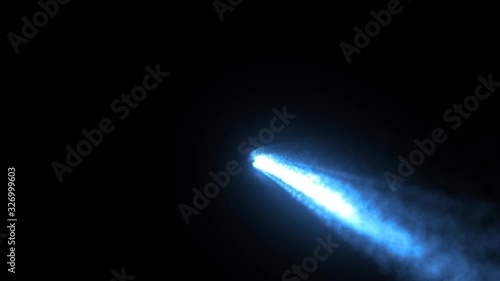 Wallpaper Mural Abstract Glowing Slow Motion Light Strokes Background/ 4k animation of an abstract slow motion background with glowing 3d light strokes with fast motion path trajectory following Torontodigital.ca