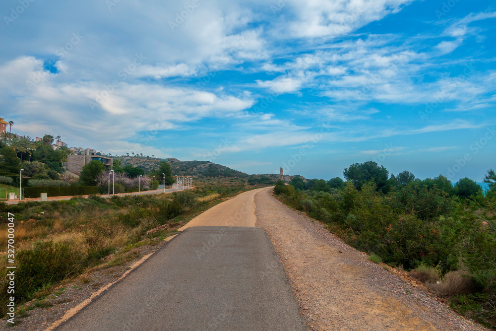The green way from Benicassim to Oropesa