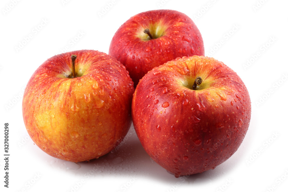 Apples isolated on white