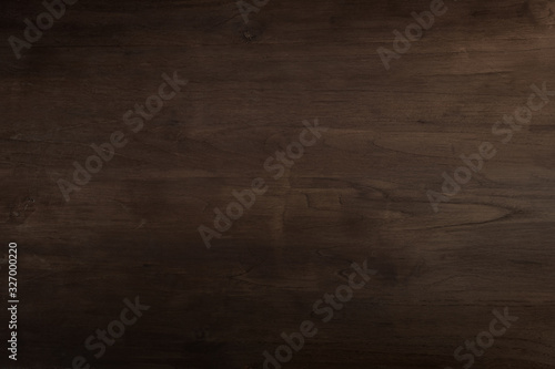 Dark Brown wooden Board background Patterned surface.