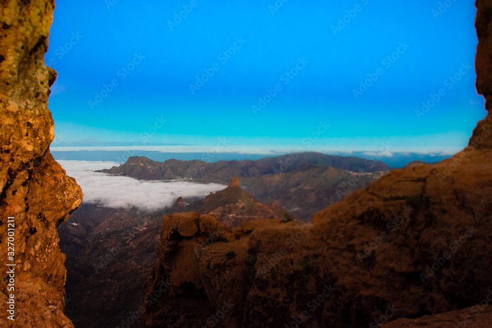 Bergpanorama Roque nublo