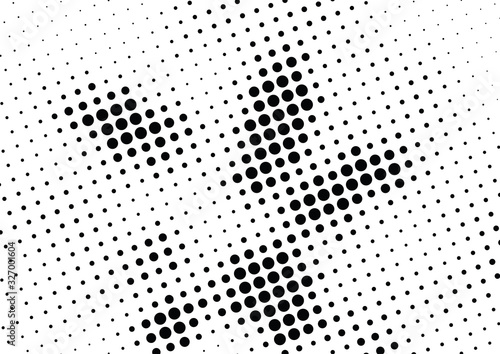 Abstract halftone dotted background. Futuristic grunge pattern, dot and circles. Vector modern optical pop art texture for posters, sites, business cards, cover, postcards, labels, stickers layout.