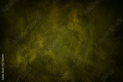 green and black grunge texture abstract background