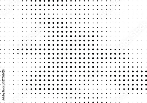 Abstract halftone dotted background. Futuristic grunge pattern, dot and circles.  Vector modern optical pop art texture for posters, sites, business cards, cover, postcards, labels, stickers layout.