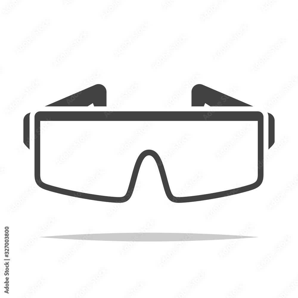 Safety glasses icon transparent vector vector de Stock | Adobe Stock