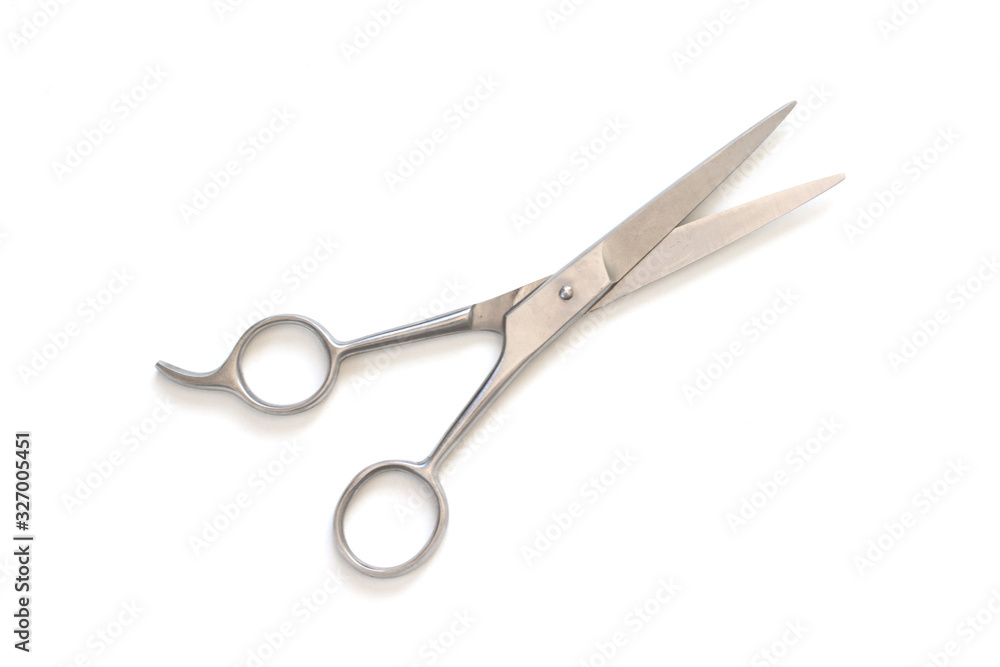 Professional hairdresser Scissors isolated on white background Professional hairdresser Scissors isolated on white background