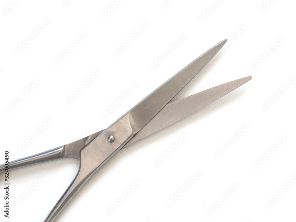 Professional hairdresser Scissors isolated on white background Professional hairdresser Scissors isolated on white background