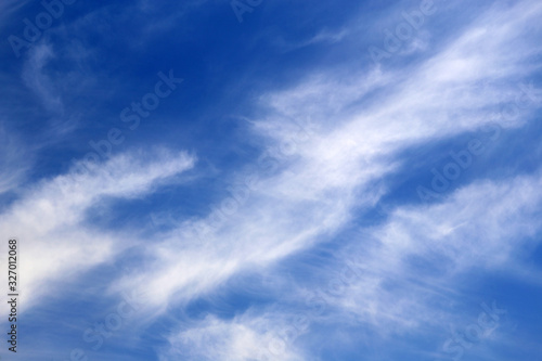 Feather clouds background