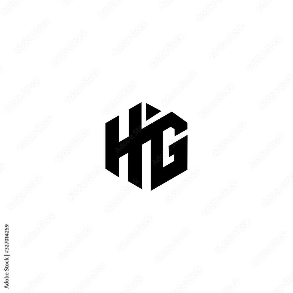 HG H G Letter Logo Design Vector HG H G Letter Logo Design Vector