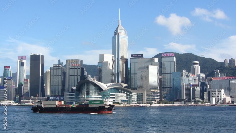 Obraz premium Panoramę Hongkongu