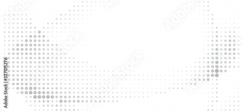 Minimal dotted background with halftone effect. Simple pattern with gray dots