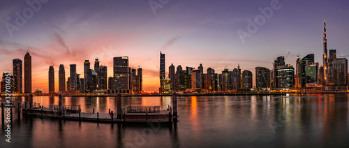 Photography Dubai City Skyline