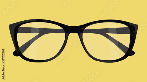 Vector Isolated Illustration of Glasses