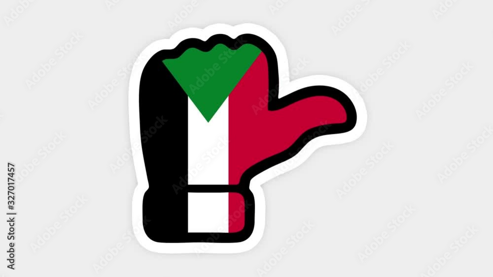 vertical screen, Vertical format. Drawing, animation is in form of like, heart, chat, thumb up with the image of Sudan flag . White background vertical screen, Vertical format. Drawing, animation is in form of like, heart, chat, thumb up with the image of Sudan flag . White background