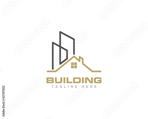 Building Construction Logo Design Vector