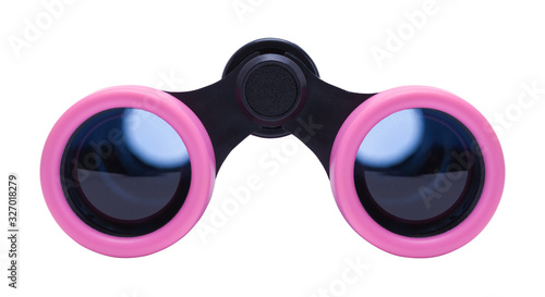 Pink Binoculars Front View