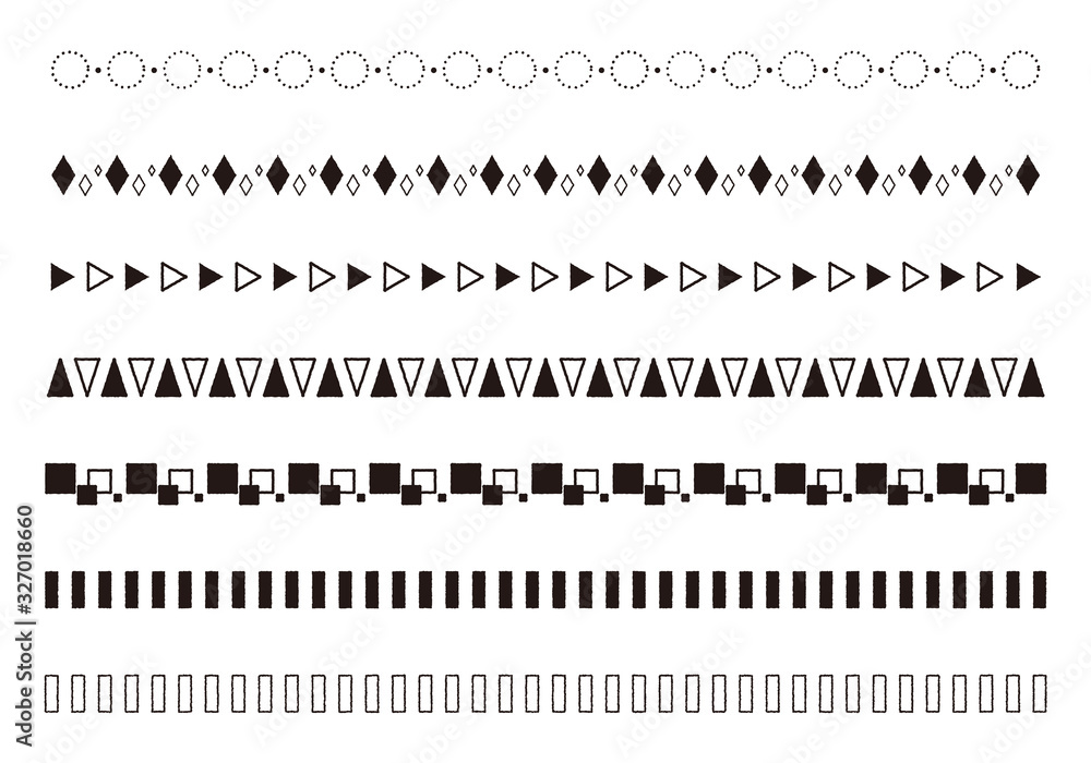 line black set line black set