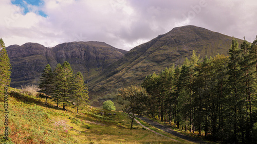 mountains in autumn