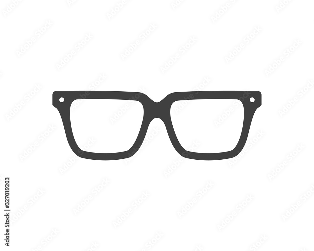 Glasses icon symbol Flat vector illustration for graphic and web design. Glasses icon symbol Flat vector illustration for graphic and web design.