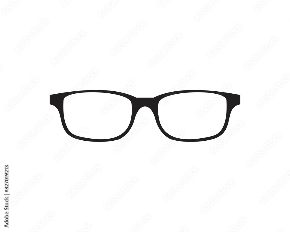 Glasses icon symbol Flat vector illustration for graphic and web design. Glasses icon symbol Flat vector illustration for graphic and web design.