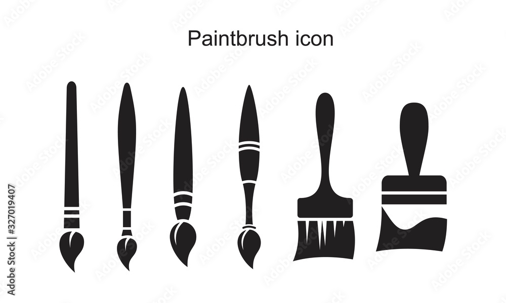 Paint Brush. Paint brush icons. Paint brush simple sign. Paint brush  outline icon isolated. Paint brush art symbols. Paint brush vector design  illustration. 21626637 Vector Art at Vecteezy