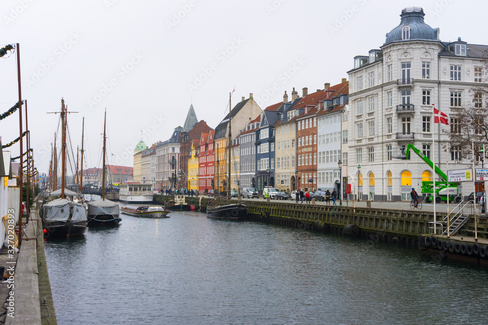 Beautiful new Haven water canal in Copenhagen
