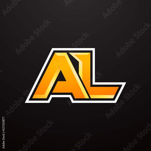AL initial logo monogram designs modern templates