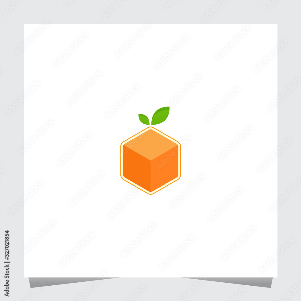 Digital Orange Fruit Logo Inspirations Template Digital Orange Fruit Logo Inspirations Template