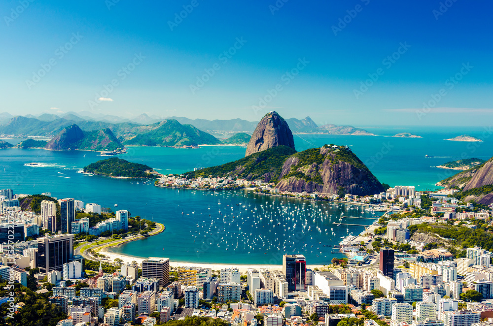 Landscape of Rio de Janeiro. - obrazy, fototapety, plakaty 